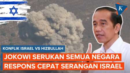 Jokowi Serukan Semua Negara Respons Cepat Serangan Israel ke Lebanon