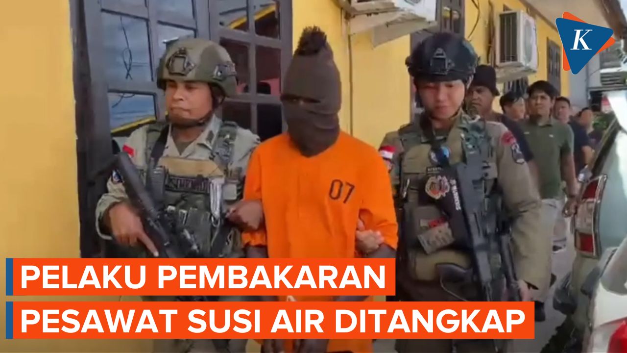 TNI-Polri Tangkap Yomce Lokbere, Salah Satu Pelaku Pembakaran Pesawat Susi Air