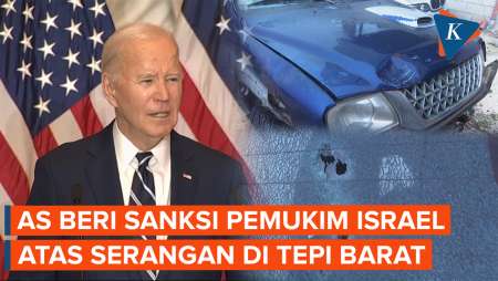 AS Jatuhkan Sanksi ke Pemukim Israel di Tepi Barat karena Lakukan Kekerasan