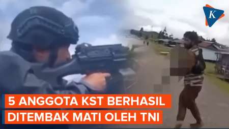 TNI Berhasil Menembak Mati 5 Anggota KST di Pegunungan Bintang Papua