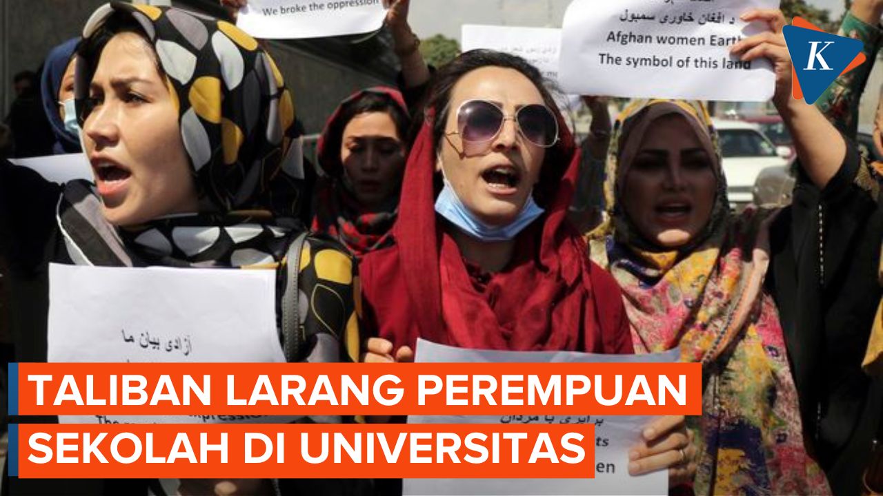 Perempuan Afghanistan Turun ke Jalan untuk Protes soal Larangan Perempuan Berkuliah