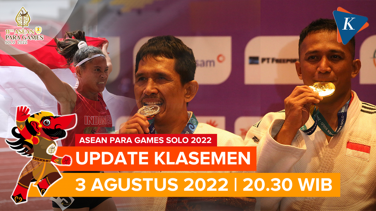 Update Klasemen Asean Para Games 2022 | 3 Agustus 2022