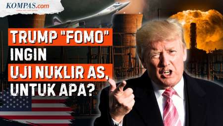 Tantang Rusia-China? Trump Perintahkan Pentagon Uji Nuklir AS