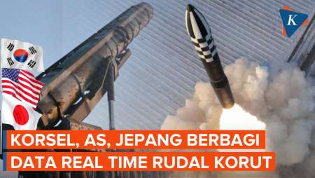 Korsel, AS, dan Jepang Mulai Berbagi Data Real Time Rudal Korea Utara