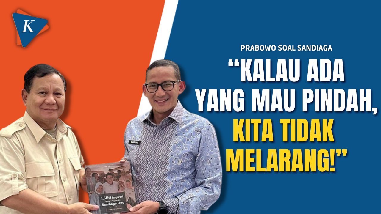 Respons Santai Prabowo soal Isu Sandiaga Pindah ke PPP