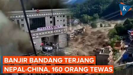 Banjir Bandang Terjang Nepal dan China, 160 Orang Tewas