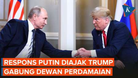 Balasan Rusia Diajak Gabung Dewan Perdamaian, Putin: Terima Kasih, Nggak Dulu