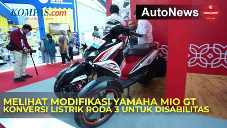 Lihat Yamaha Mio GT Listrik Roda 3 buat Disabilitas