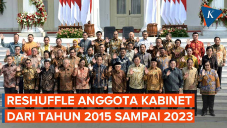 Riwayat “Reshuffle” Kabinet Jokowi dari 2015-2023