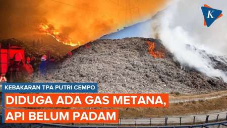 Kebakaran TPA Putri Cempo: Api Belum Padam, Ada Gas Metana
