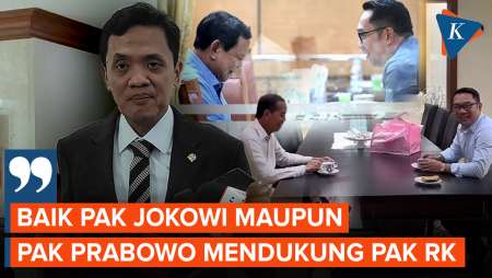 Gerindra Tegaskan Jokowi-Prabowo Kompak Dukung Ridwan Kamil di Pilkada