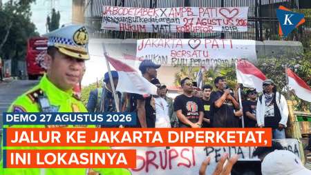 Jalur Menuju Jakarta Diperketat Jelang Demo 27 Agustus, Ini Lokasinya