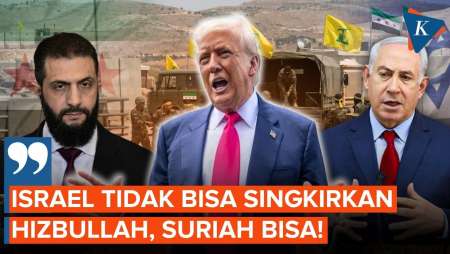 Trump Remehkan Israel Tak Bisa Tundukkan Hizbullah, Suriah Ogah "Cawe-cawe" Kisruh Lebanon