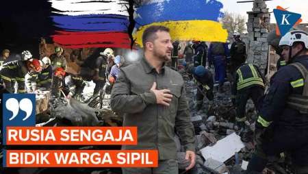 Zelensky Sentil Rusia Soal Serangan Brutal di Kharkiv