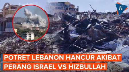Penampakan Lebanon Luluh Lantak Akibat Perang Terbaru Israel Vs Hizbullah