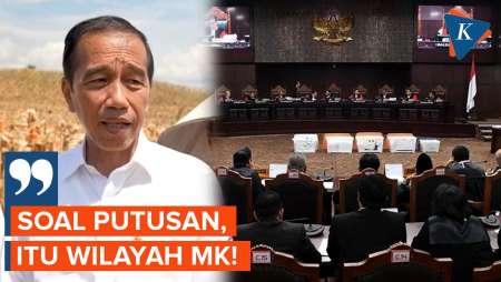 Jokowi Kembali Tegaskan Putusan Sengketa adalah Wilayah MK