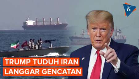 Trump Tuduh Iran Lakukan Pelanggaran Gencatan Senjata Bodoh