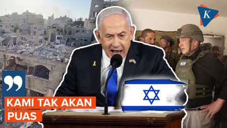 Di Depan Anggota Kongres AS, Netanyahu Berapi-api Ingin Lumpuhkan Hamas