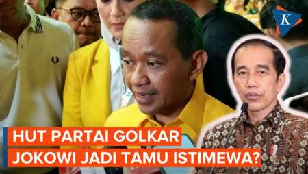 Jokowi Bakal Jadi Kejutan di HUT Golkar? Ini Jawaban Bahlil