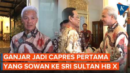 Jadi Capres Pertama yang Datangi Sri Sultan HB X, Ganjar Dapat Wejangan