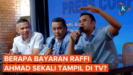 Segini Bayaran Raffi Ahmad di TV, Sejam Dapat Puluhan Juta