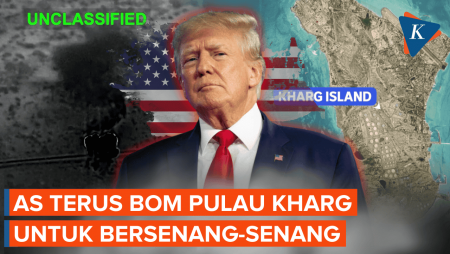 AS Akan Gempur Pulau Kharg yang Diklaim Hancur, Trump: Mau Senang-senang