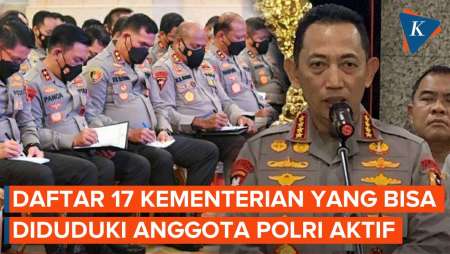 Diteken Kapolri, Ini Daftar 17 Kementerian dan Lembaga yang Diisi Polisi Aktif