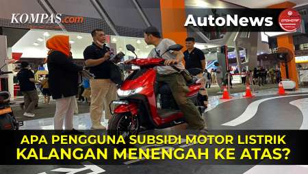 Pengguna Subsidi Motor Listrik Mayoritas Kalangan Menengah ke Atas