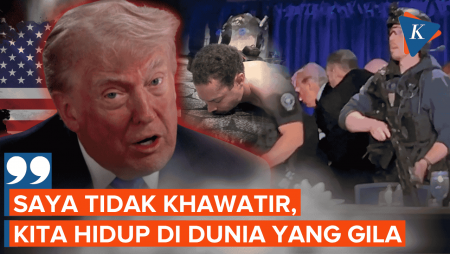 Alami Penembakan di Jamuan Makan Malam, Trump Tidak Khawatir