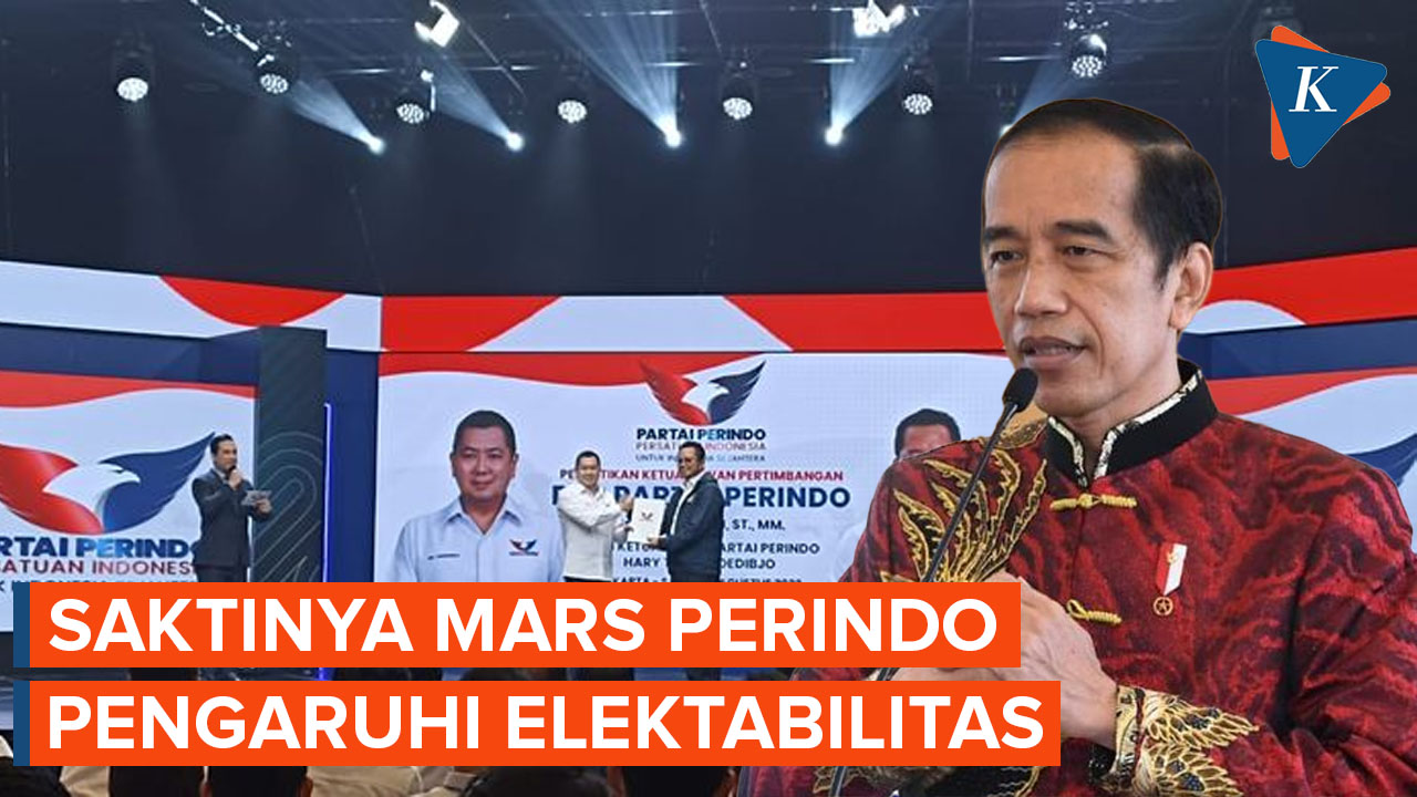 Jokowi Akui Kesaktian Mars Perindo Pengaruhi Elektabilitas Partai