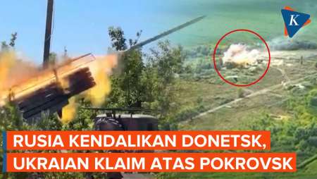 Rusia Klaim Kendalikan Donetsk, Ukraina Pukul Mundur Serangan di Pokrovsk