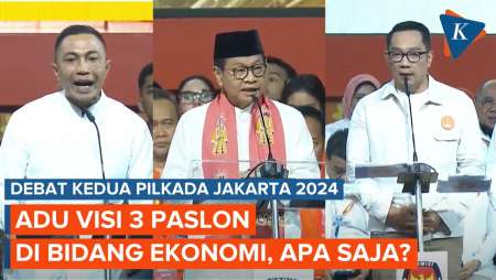 Adu Visi Ridwan Kamil, Dharma Pongrekun, dan Pramono di Bidang Ekonomi, Apa Saja?