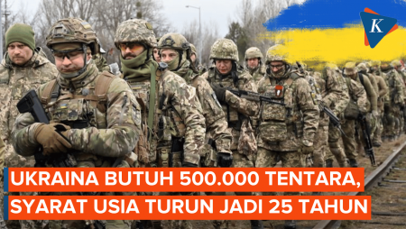 Ukraina Butuh 500.000 Tentara untuk Mobilisasi, Syarat Usia Akan Diturunkan