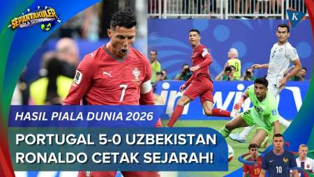 Hasil Portugal Vs Uzbekistan 5-0: Cristiano Ronaldo 2 Gol, Ukir Catatan Bersejarah!