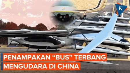 China Bikin "Bus" Terbang, Bisa Mengangkut Hingga 10 Penumpang