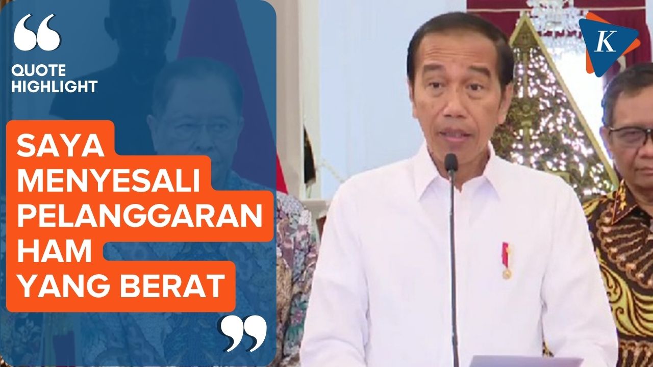 Saat Jokowi Sesali 12 Peristiwa Pelanggaran HAM Berat