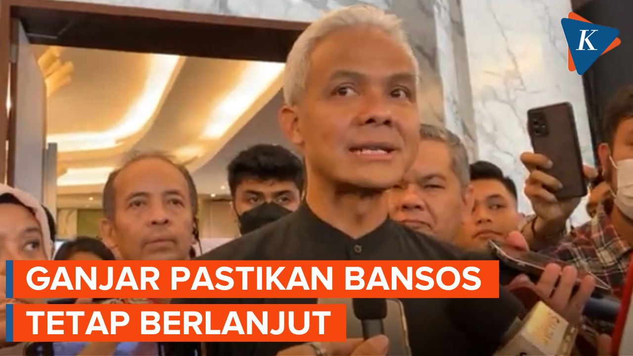 Ganjar Tepis Isu Bakal Hentikan Bansos dan Program Jokowi jika Jadi Presiden
