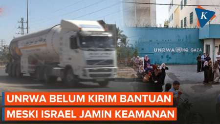 UNRWA Belum Kirim Konvoi Bantuan Lewat Jalan yang Dijanjikan Israel 