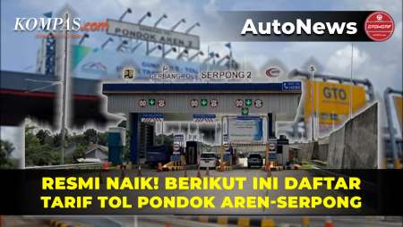 Resmi Naik, Catat Tarif Baru Tol Pondok Aren-Serpong