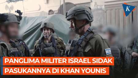 Panglima Militer dan Kepala Keamanan Israel Cek Pasukan di Khan Younis