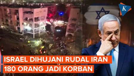 Hujan Rudal Iran Dekat Lokasi Nuklir Israel, Netanyahu: Malam Yang Sulit