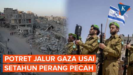 Setahun Perang, Gaza Luluh Lantak, Butuh 15 Tahun untuk Membangun Kembali