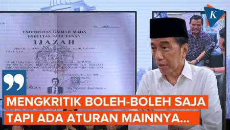 [FULL] Tanggapan Jokowi Usai Ijazahnya Disimpulkan Asli Oleh Bareskrim