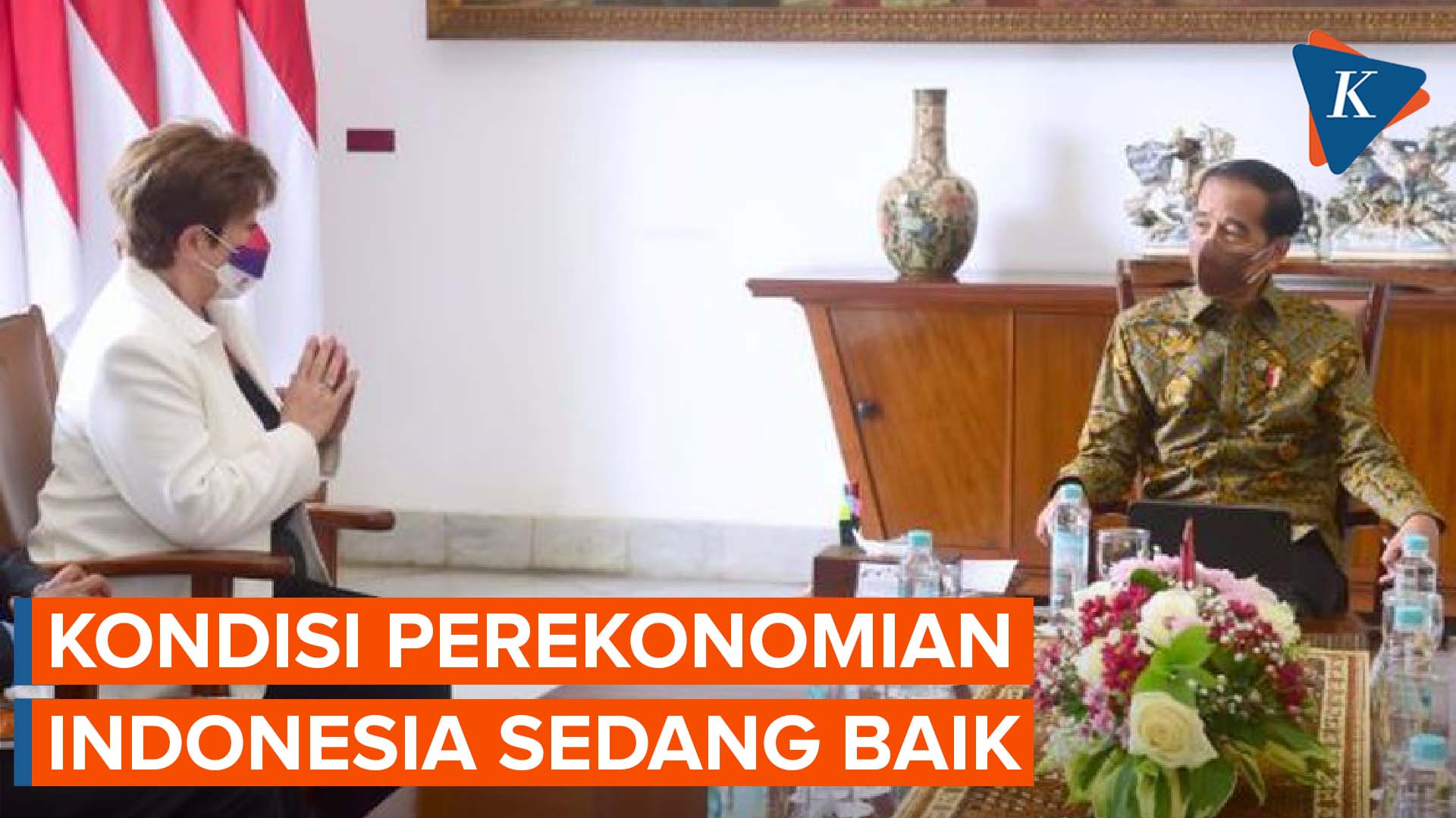 Terima Delegasi IMF, Jokowi Sampaikan Kondisi Perekonomian RI