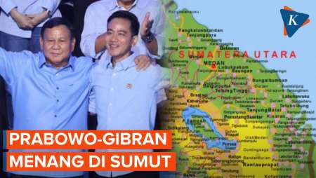 Rekapitulasi KPU: Prabowo-Gibran Menang Telak di Sumatera Utara, Raih Lebih dari 50 Persen Suara 