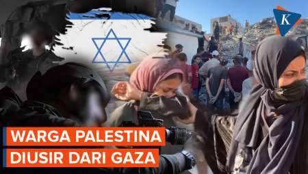 Militer Israel Usir Warga Palestina dari Gaza