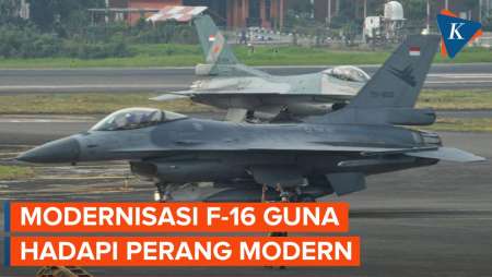 TNI AU Modernisasi Pesawat Tempur F-16, Siap Hadapi Perang Modern