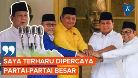 Prabowo Terharu Didukung Partai Besar Maju Jadi Capres di Pilpres…