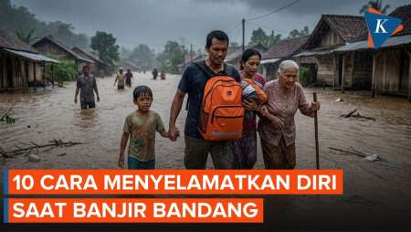 10 Langkah Penyelamatan Diri Dari Banjir Bandang