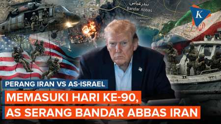 Perang Hari Ke-90: AS Bombardir Bandar Abbas, Iran Balas Tembaki Tanker Di Hormuz